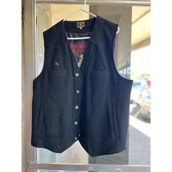 Wyoming Traders 100% wool NVRHA champion vest size XL - Picture 2 of 5